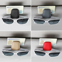 Sleek Leather Car Sunglasses Holder™