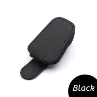 Sleek Leather Car Sunglasses Holder™